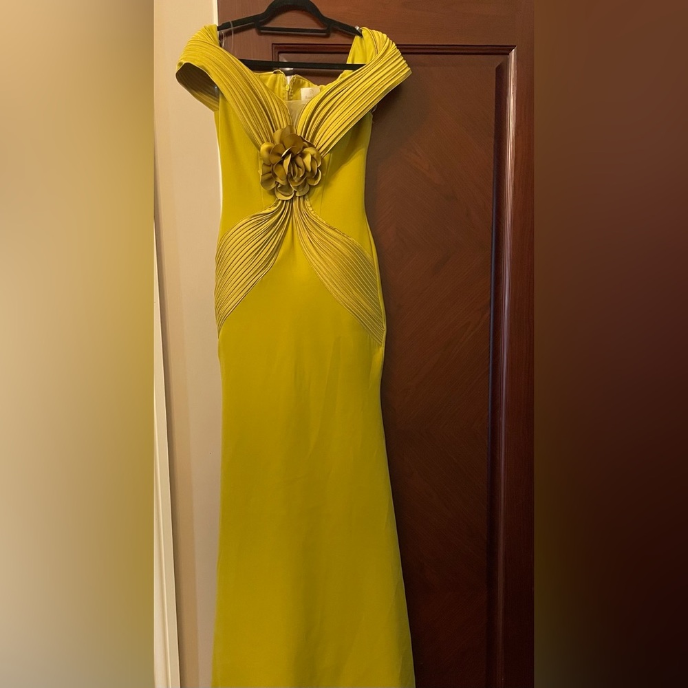Elegant Peridot Evening Dress